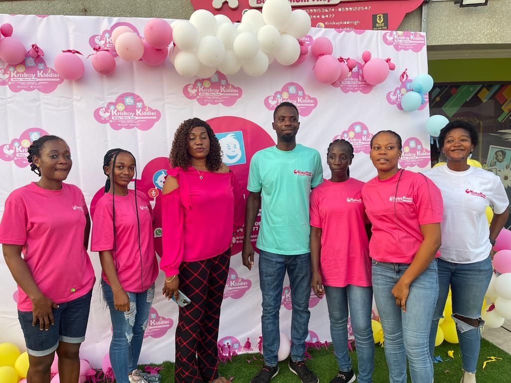 Kriskay Kiddies team at our store launch