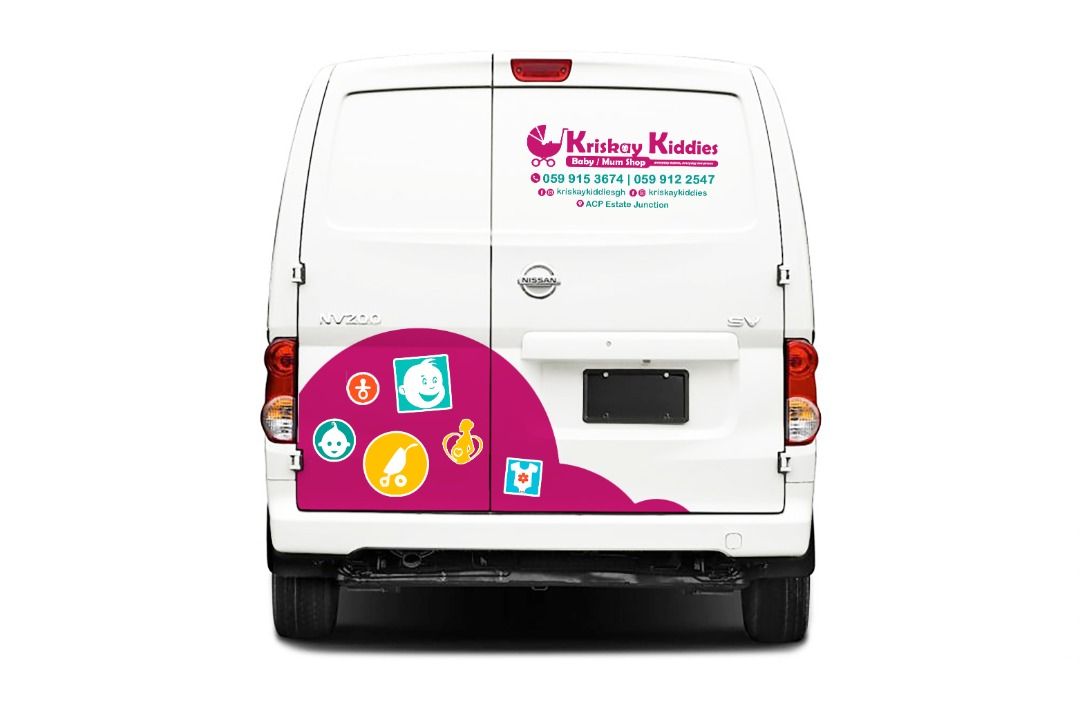Kriskay delivery van – rear